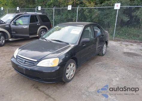 2002 Honda Civic Ex from USA, damaged, VIN 2HGES26762H550674